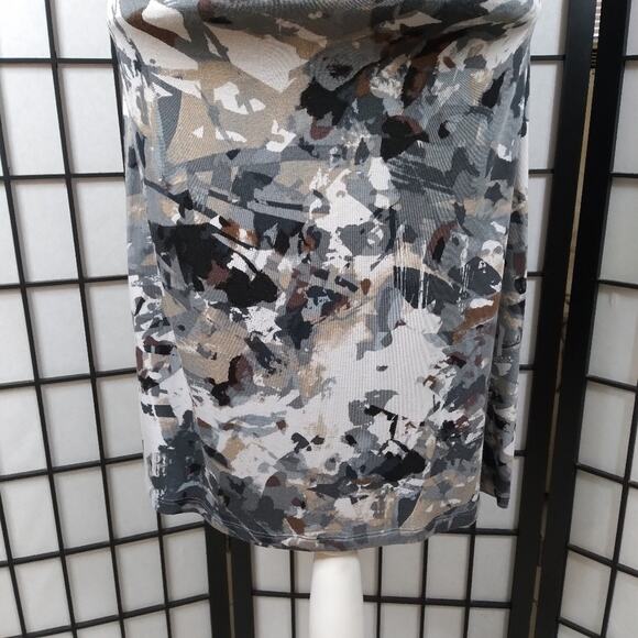Daisy Fuentes Sleeveless Abstract Tank Dress Gray Size M - Picture 13 of 13
